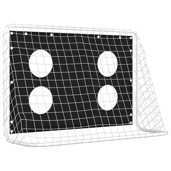 Stahl Fußballtor mit Zielwand 184cm