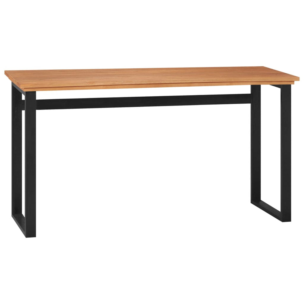 Massivholz Schreibtisch Teak 120x45 cm