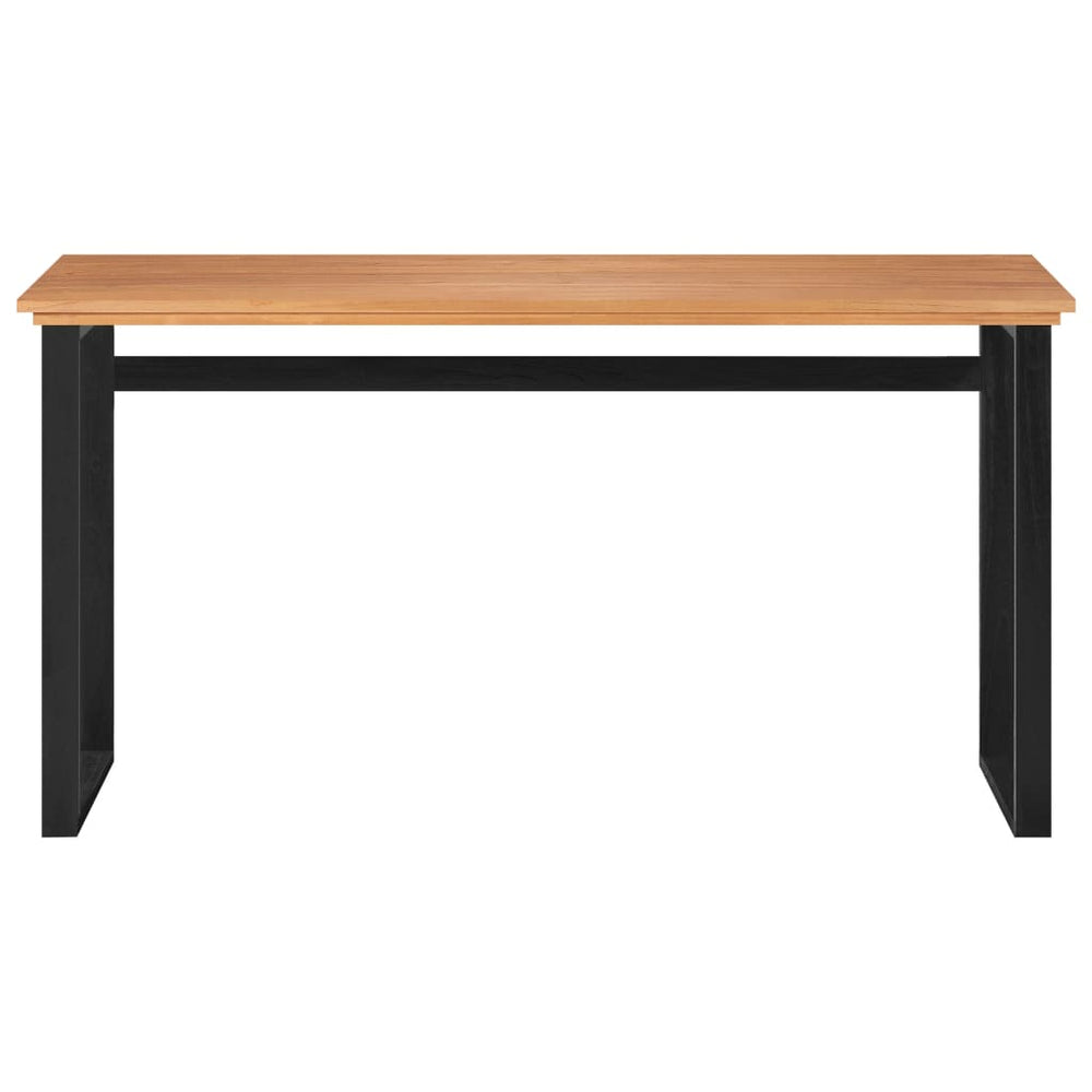 Massivholz Schreibtisch Teak 120x45 cm