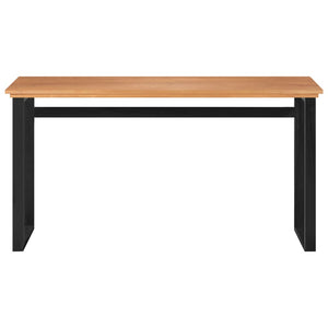 Massivholz Schreibtisch Teak 120x45 cm