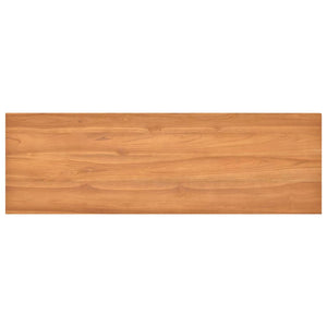 Massivholz Schreibtisch Teak 120x45 cm