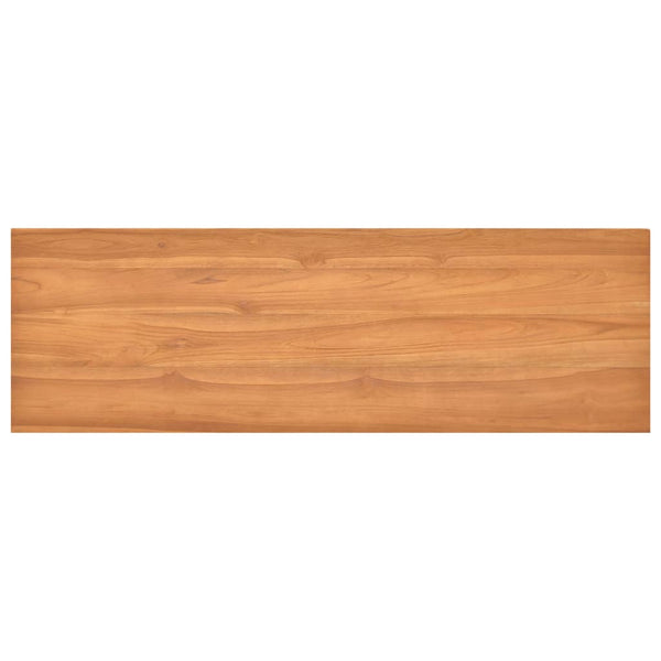 Massivholz Schreibtisch Teak 120x45 cm