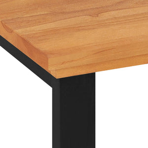 Massivholz Schreibtisch Teak 120x45 cm