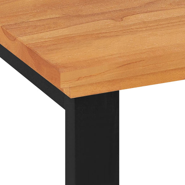 Massivholz Schreibtisch Teak 120x45 cm