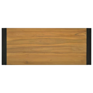 Teak Wand Badregal 110cm