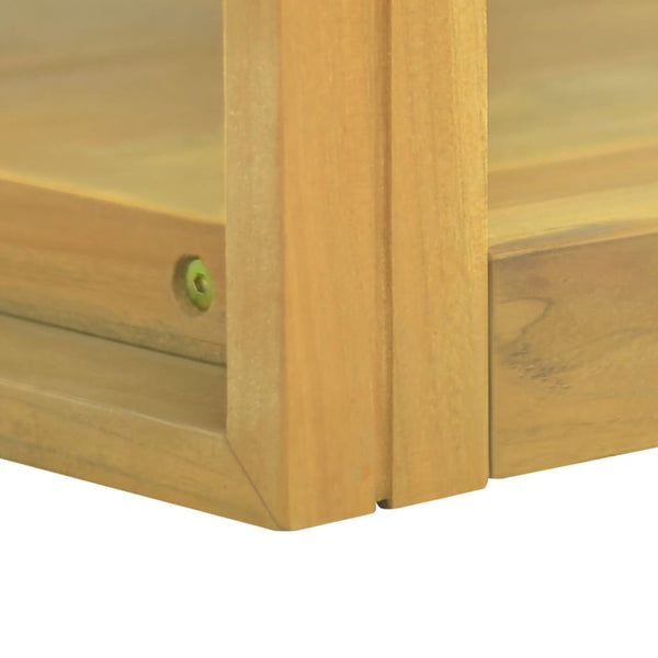 Teak Badregal Wandmontage 90x45 cm