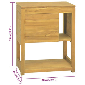 Teak Badschrank 60x40x75 cm