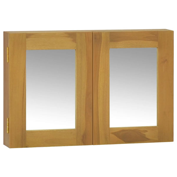 Teak Spiegelschrank 60x40 cm