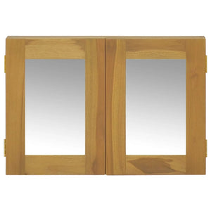 Teak Spiegelschrank 60x40 cm