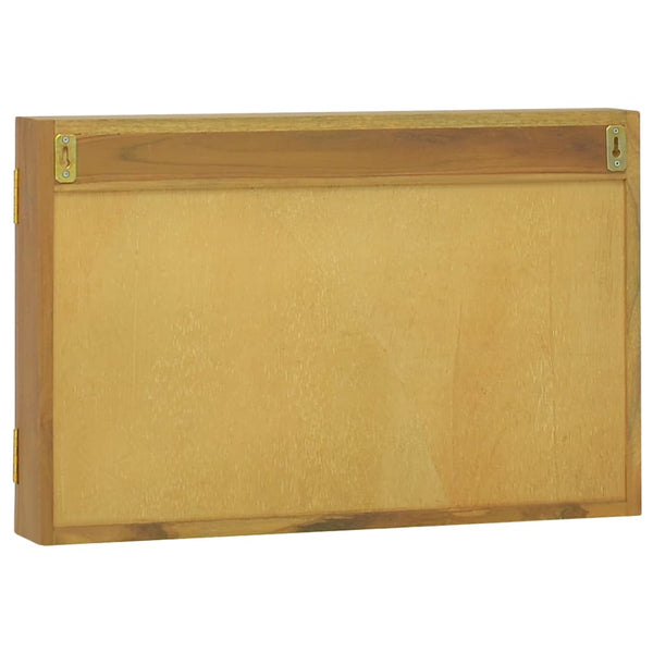 Teak Spiegelschrank 60x40 cm