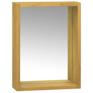 vidaXL Armoire de toilette 30x10x40 cm en teck massif