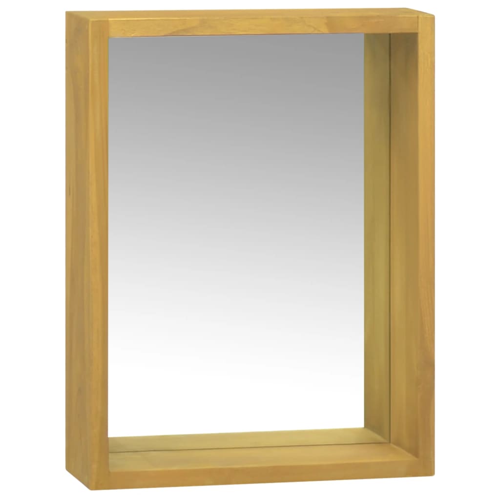 vidaXL Armoire de toilette 30x10x40 cm en teck massif