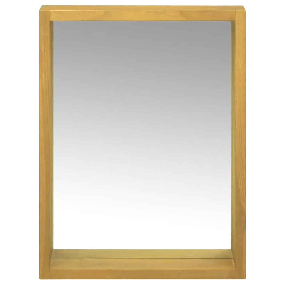 Teak Spiegelschrank 30x40cm Massivholz