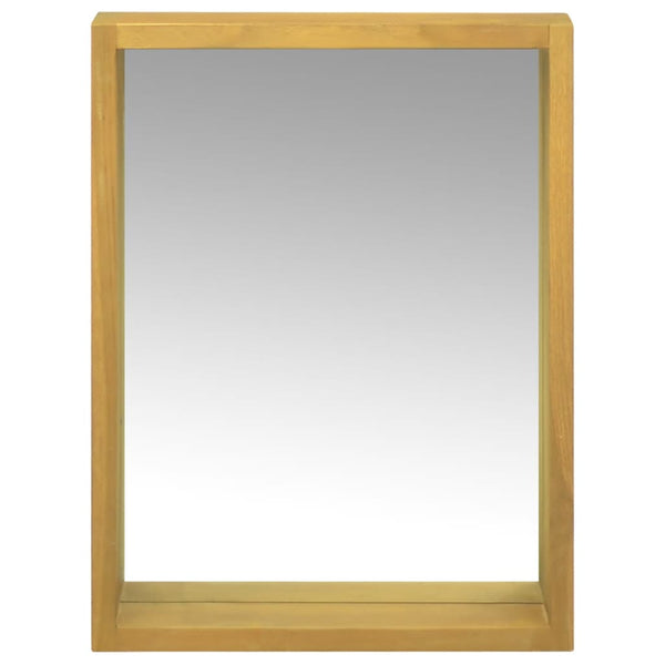 vidaXL Armoire de toilette 30x10x40 cm en teck massif