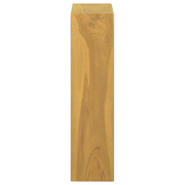 vidaXL Armoire de toilette 30x10x40 cm en teck massif