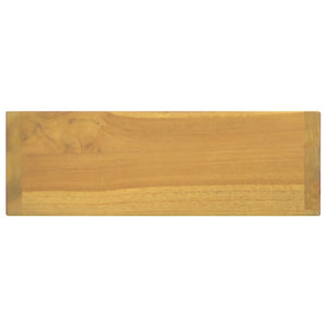 vidaXL Armoire de toilette 30x10x40 cm en teck massif