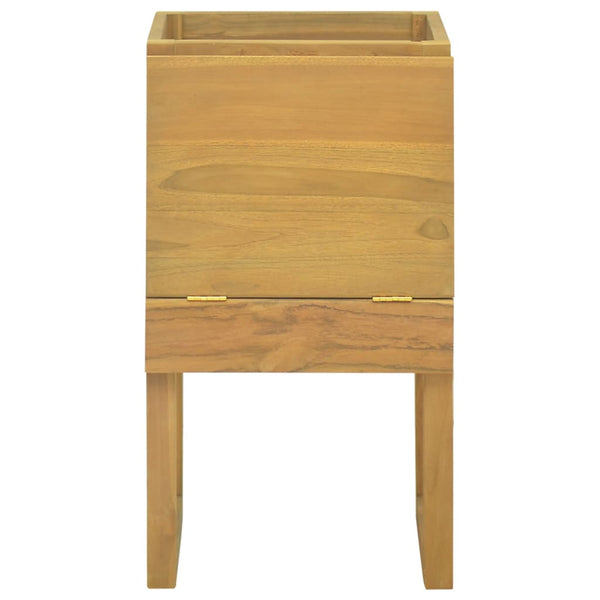 Teak Badschrank Massivholz 41x40x75 cm