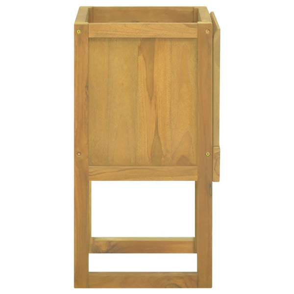 Teak Badschrank Massivholz 41x40x75 cm