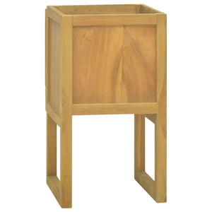 Teak Badschrank Massivholz 41x40x75 cm