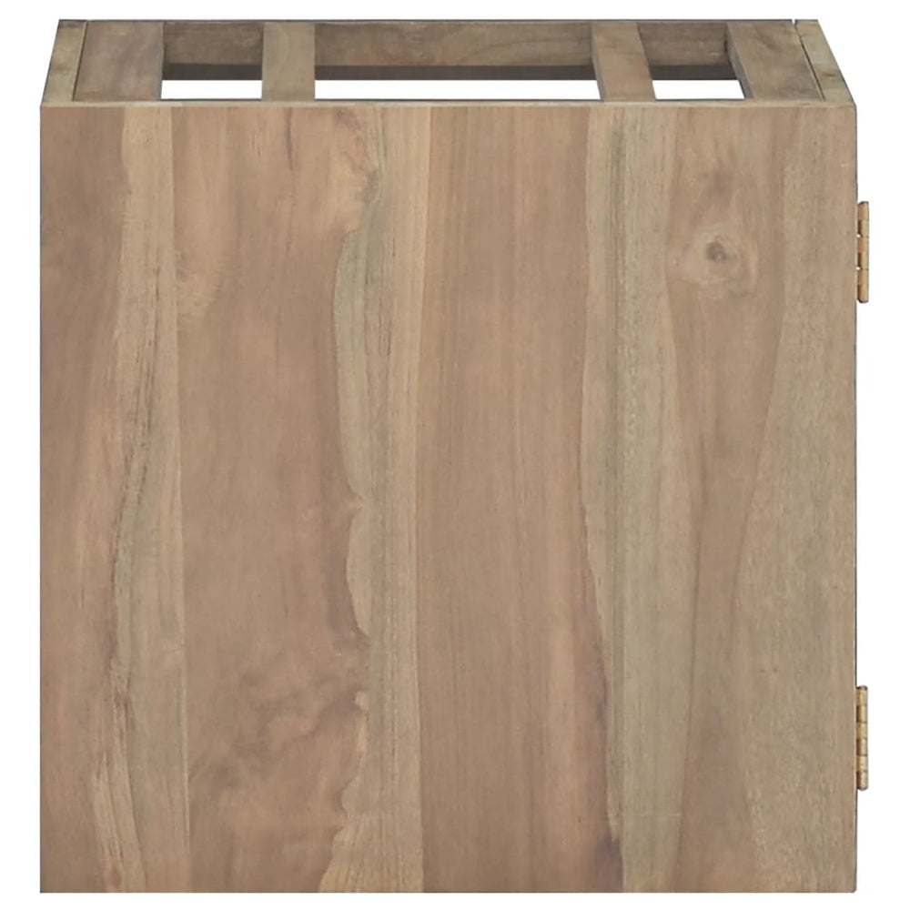 Teak Wand-Badschrank 46 cm