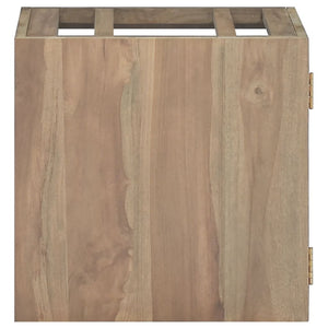Teak Wand-Badschrank 46 cm