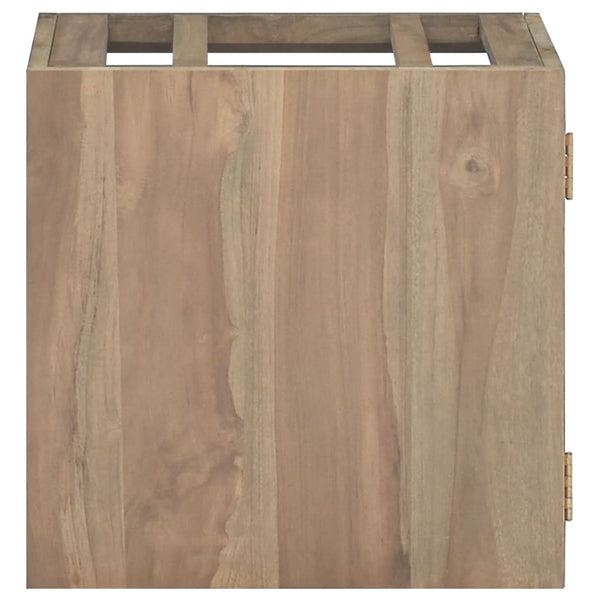 Teak Wand-Badschrank 46 cm
