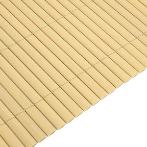 vidaXL Clôture de jardin double face 110x400 cm Jaune