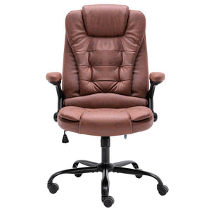 Bürostuhl Hellbraun Wildleder-Optik