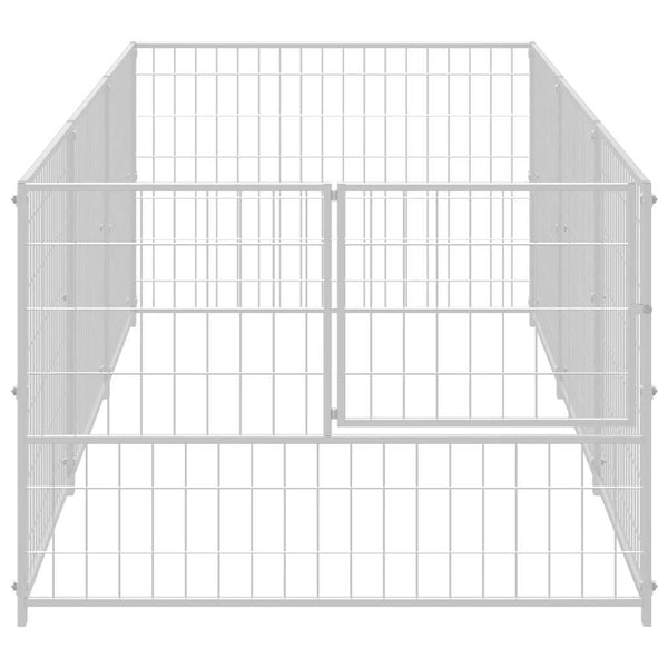 Hundezwinger Silbern 3 m² Stahl