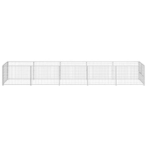 Hundezwinger Silbern 5 m² Stahl