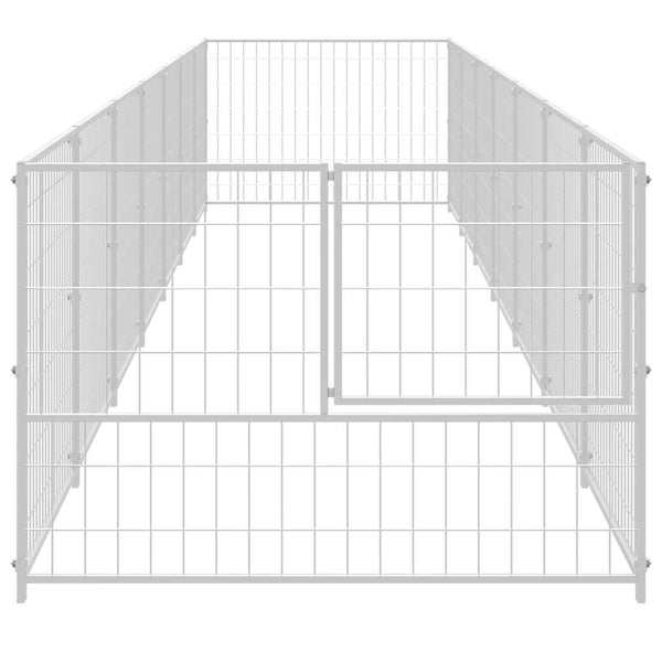 Hundezwinger Silbern 7 m² Stahl