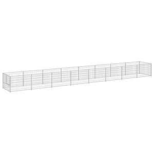 Hundezwinger Silbern 8 m² Stahl