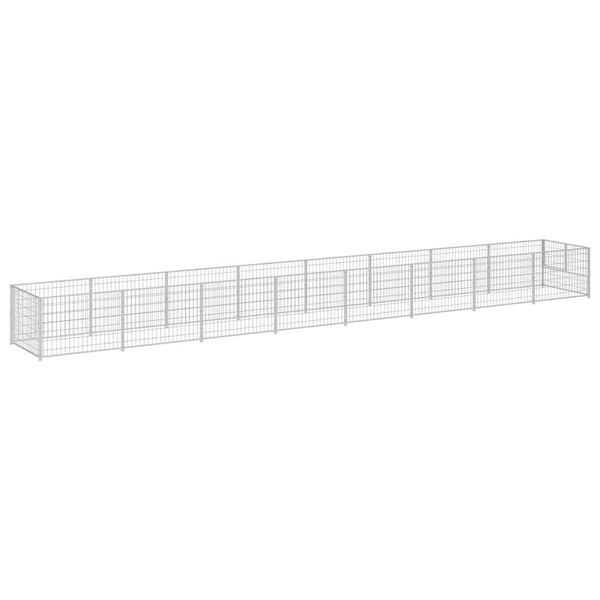 Hundezwinger Silbern 8 m² Stahl