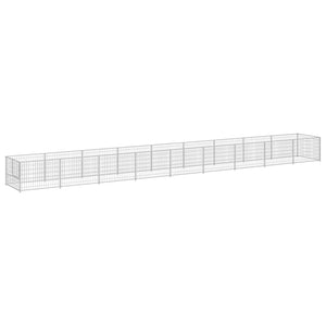 Hundezwinger Silbern 9 m² Stahl