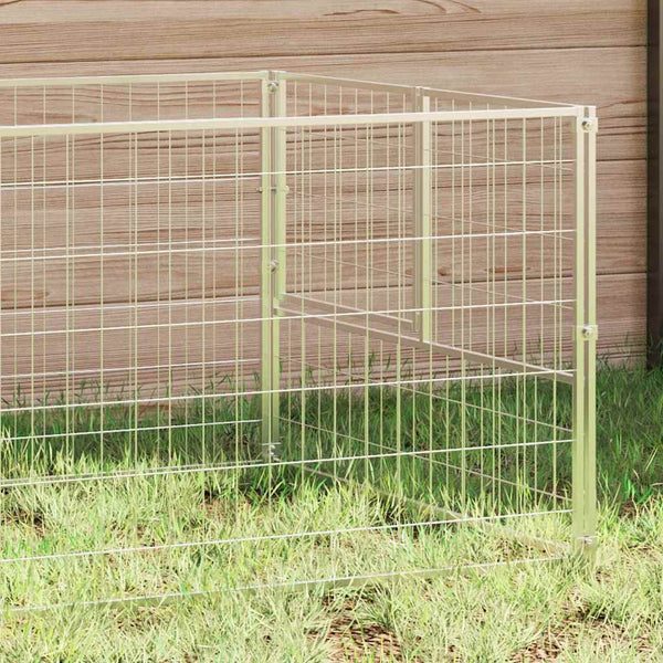 Hundezwinger Silbern 9 m² Stahl