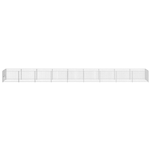 Hundezwinger Silbern 9 m² Stahl