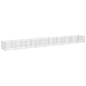 Hundezwinger Silbern 9 m² Stahl