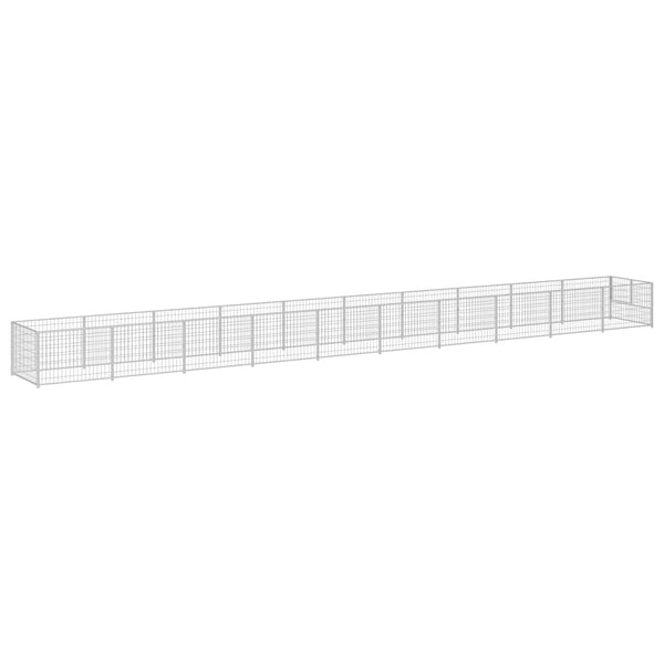 Hundezwinger Silbern 10 m² Stahl