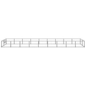 Hundezwinger Schwarz 18 m² Stahl