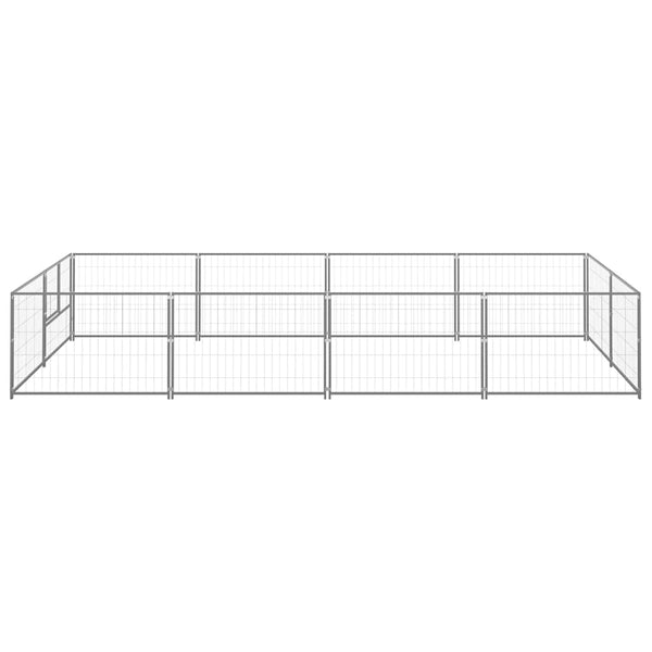 Hundezwinger Silbern 8 m² Stahl