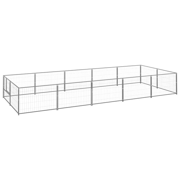 Hundezwinger Silbern 10 m² Stahl