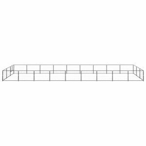Hundezwinger Schwarz 27 m² Stahl