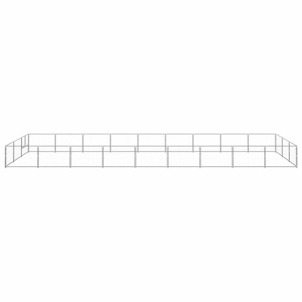 Hundezwinger Silbern 27 m² Stahl