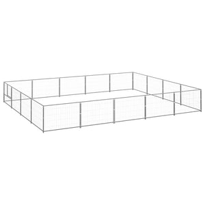 Hundezwinger Silbern 20 m² Stahl