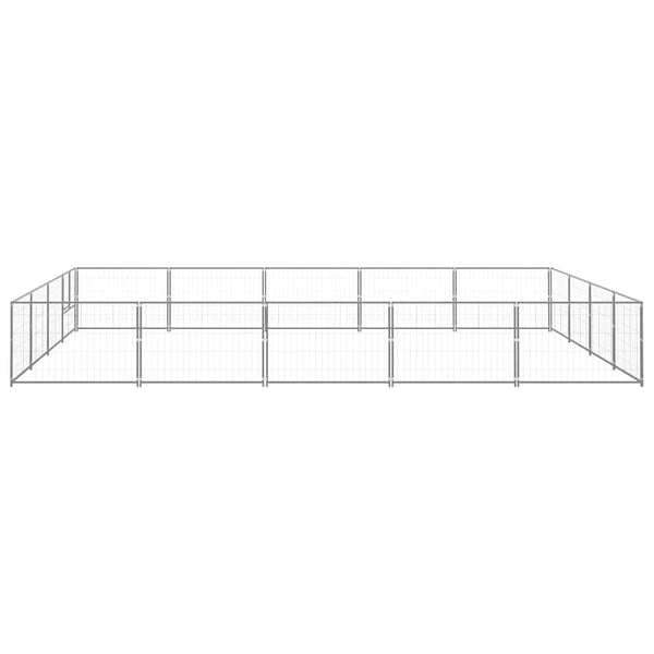 Hundezwinger Silbern 20 m² Stahl
