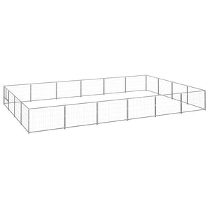 Hundezwinger Silbern 24 m² Stahl