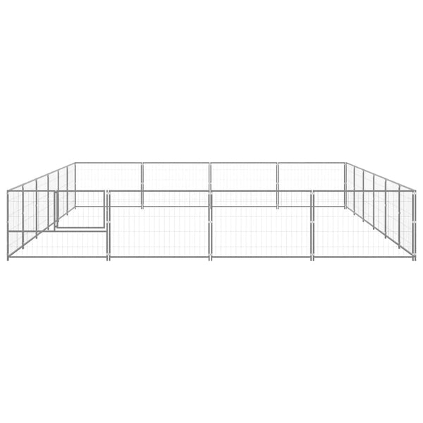 Hundezwinger Silbern 24 m² Stahl