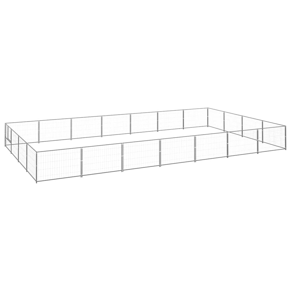 Hundezwinger Silbern 28 m² Stahl