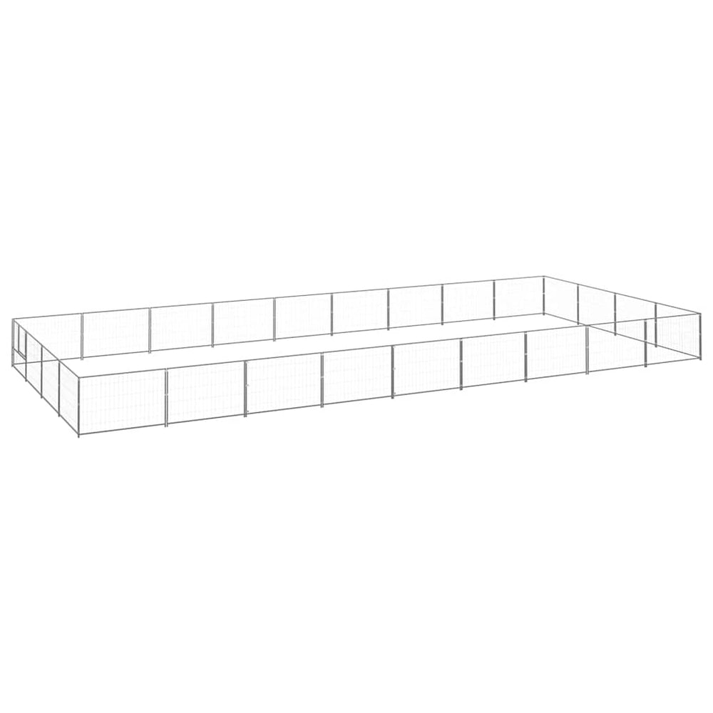 Hundezwinger Silbern 36 m² Stahl