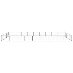 Hundezwinger Schwarz 45 m² Stahl